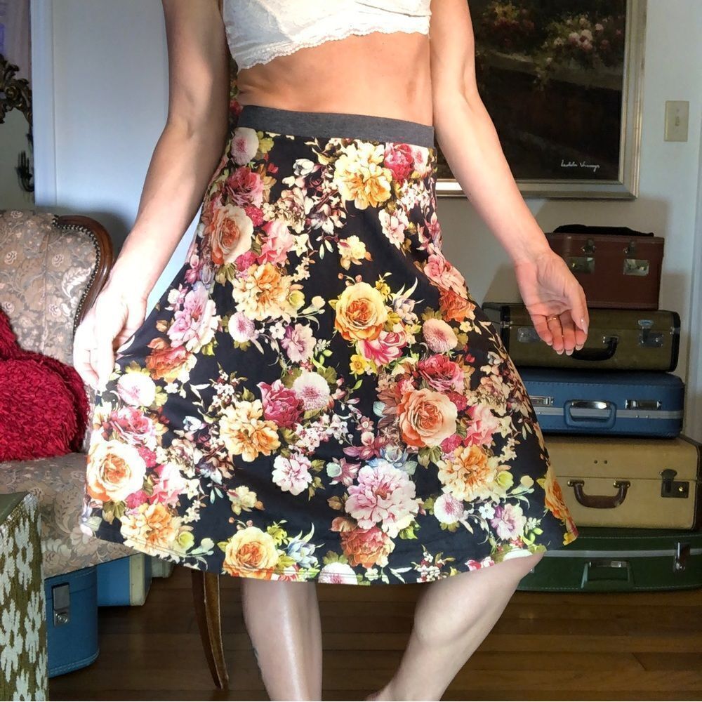 NWT Le Lis lined floral skirt stitch fix